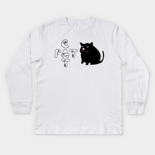 Fat Cat Kids Long Sleeve T-Shirt